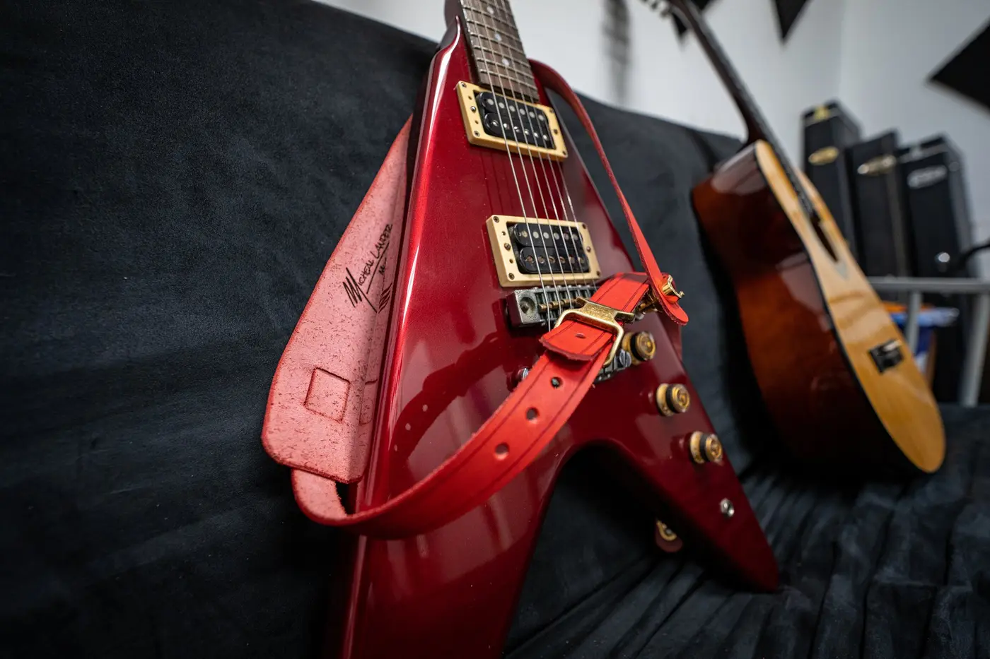 Guitar straps by Lander Leather